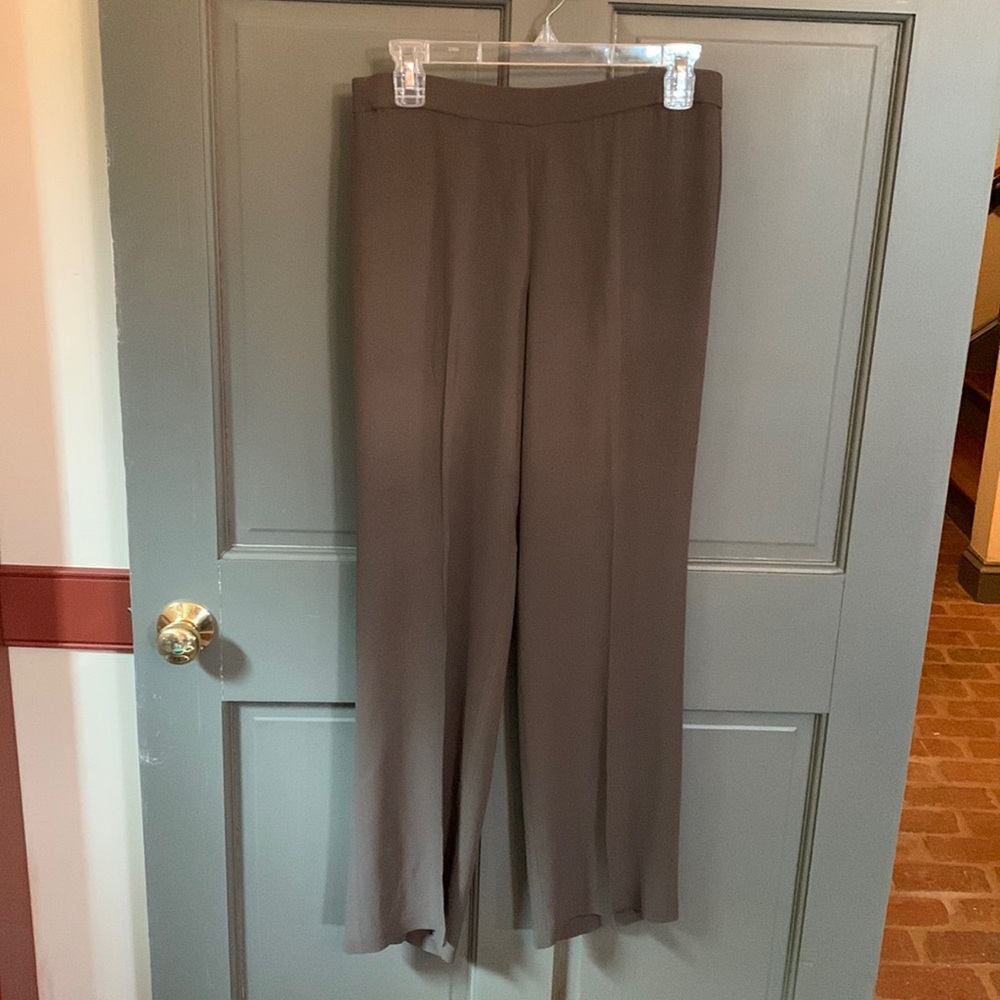 Eileen fisher 100% silk gray pants Size PP (2P - 4P)